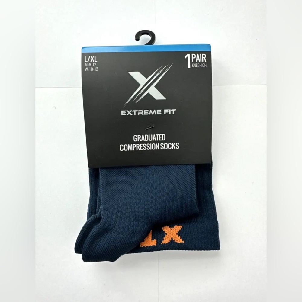 Extreme Fit Graduated Compression Socks Knee High Size L/XL